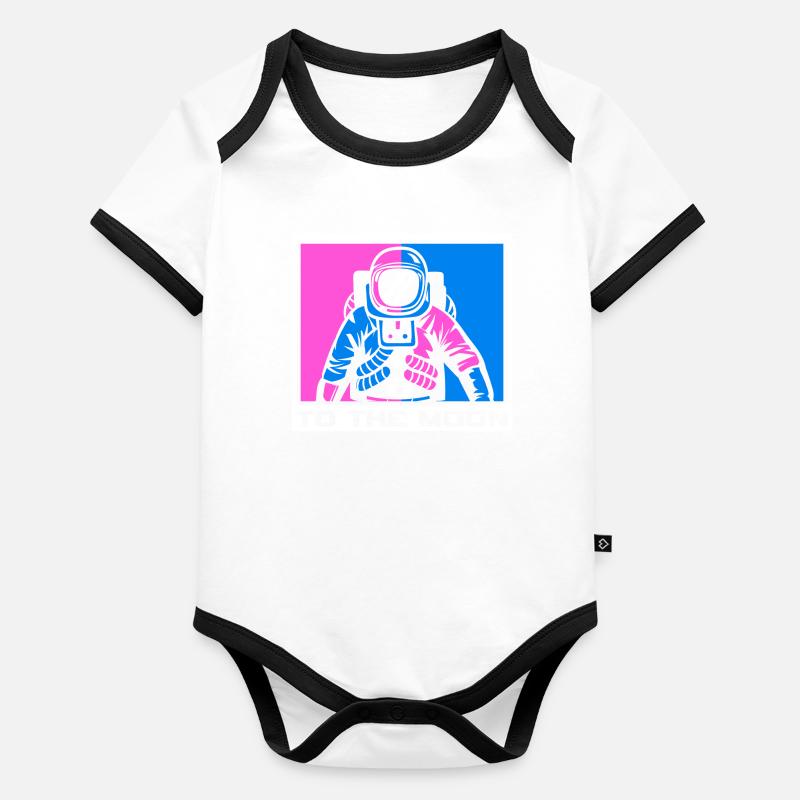 Logo de l’espace Voyager Body Bébé bio contrasté manches courtes
