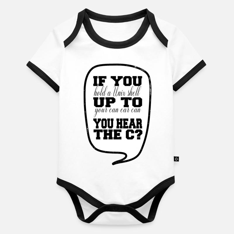 health informatics specialist shirts gift Organic Baby Contrasting Bodysuit