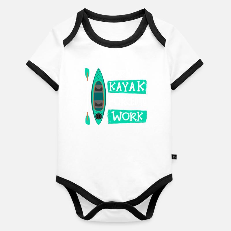 Rowing Athlete Eights Organic Baby Contrasting Bodysuit