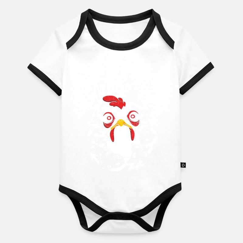Find Mucked Mind Organic Baby Contrasting Bodysuit