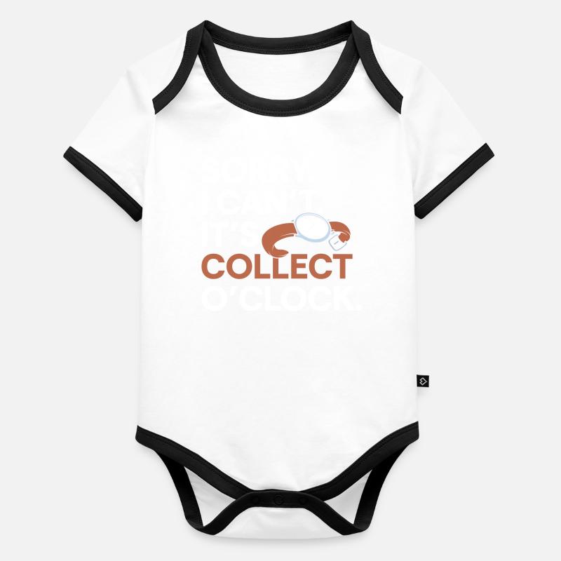 Watch Lovers Hobby Chronometer Movement Organic Baby Contrasting Bodysuit