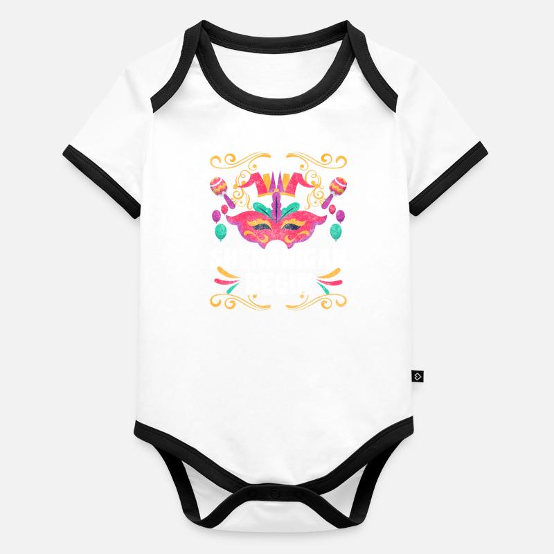 Carnival Celebration Event Organic Baby Contrasting Bodysuit