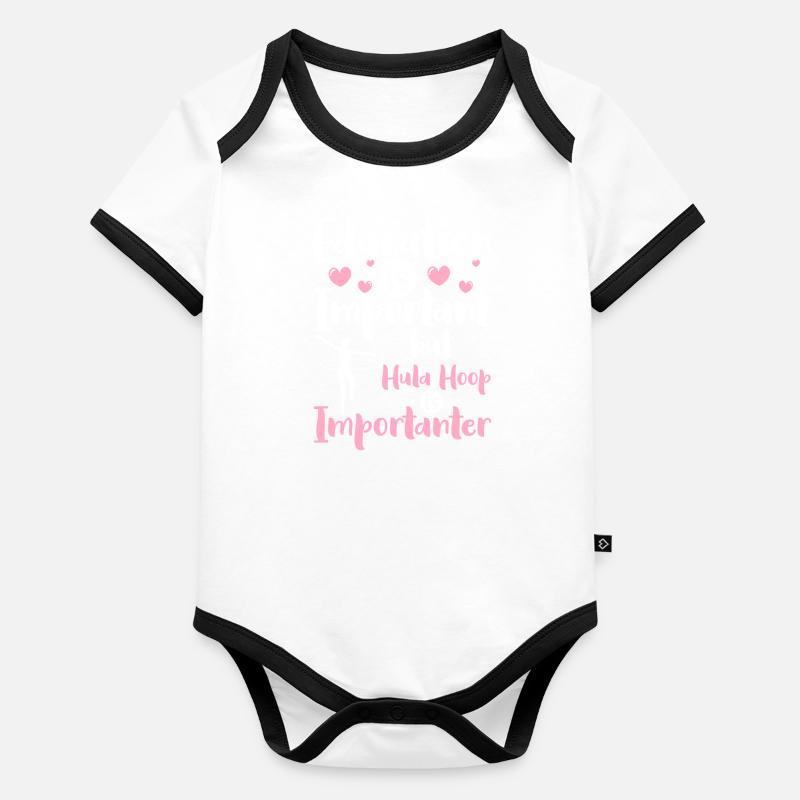 Sport Perte de poids Hoopdance Body Bébé bio contrasté manches courtes
