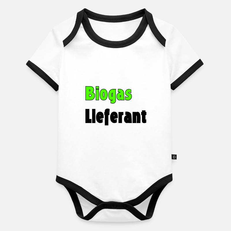 Biogas 2 - Baby Bio-Kurzarm-Kontrastbody - undefined