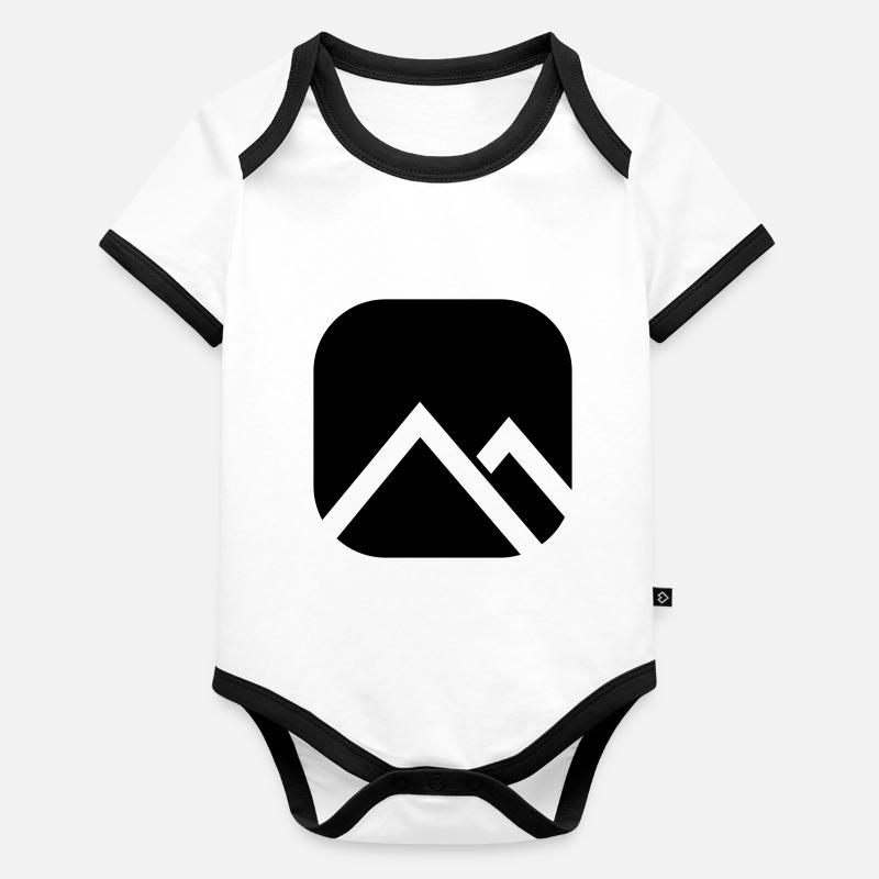 SHAPES FORMEN CLEAN Baby Bio-Kurzarm-Kontrastbody
