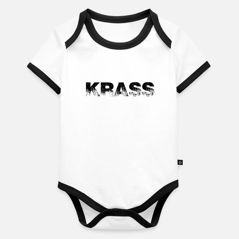 crass Organic Baby Contrasting Bodysuit