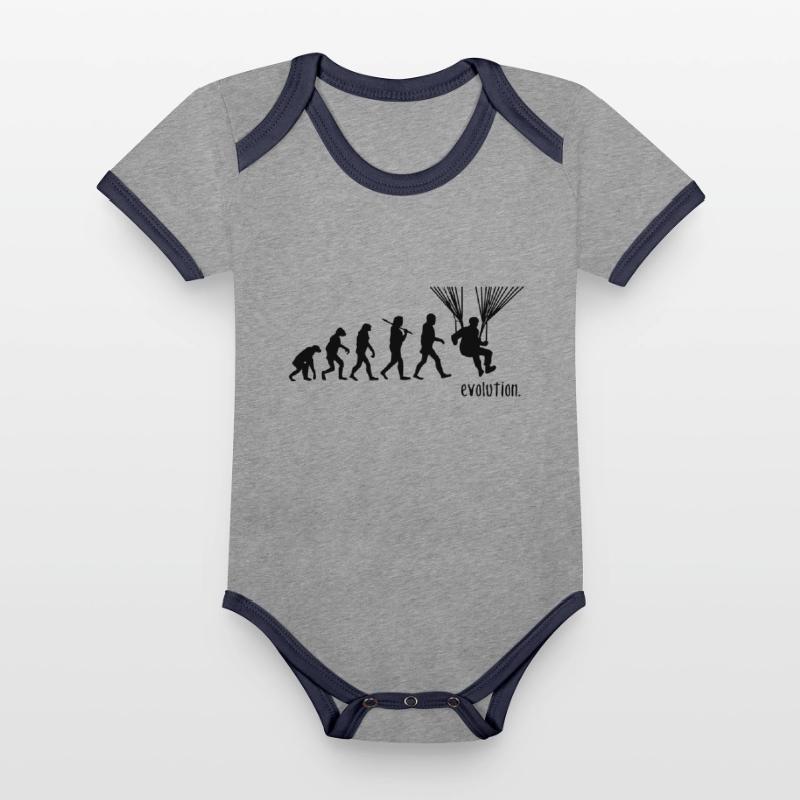 Paragliding Evolution Gleitschirm Evolution Baby Bio-Kurzarm-Kontrastbody