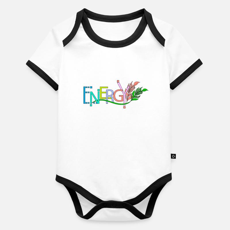 dynamic energy Organic Baby Contrasting Bodysuit