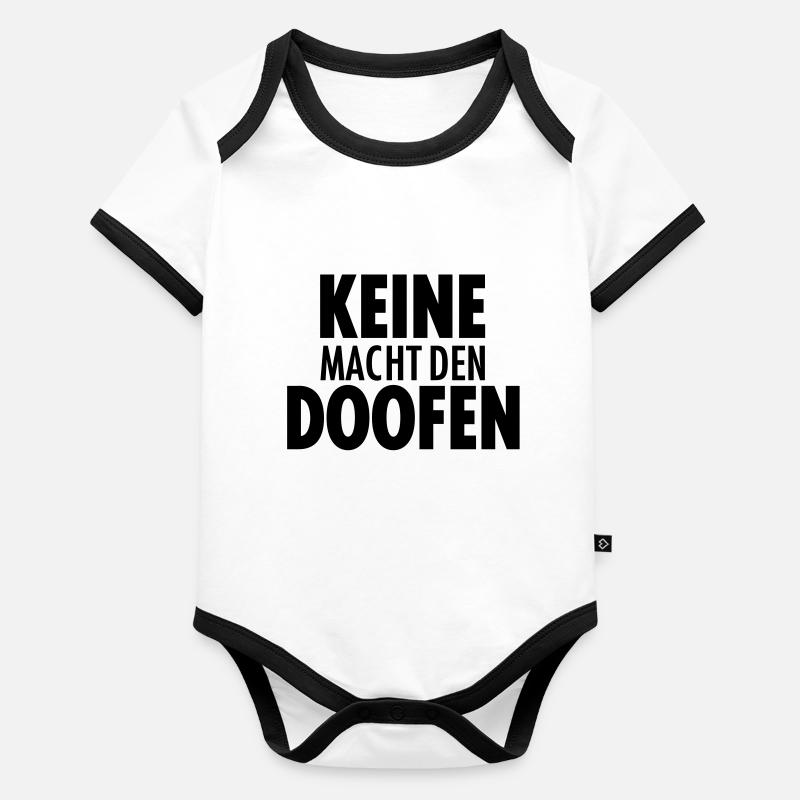 Pas le pouvoir de Doofen, c, énonciations, Body Bébé bio contrasté manches courtes