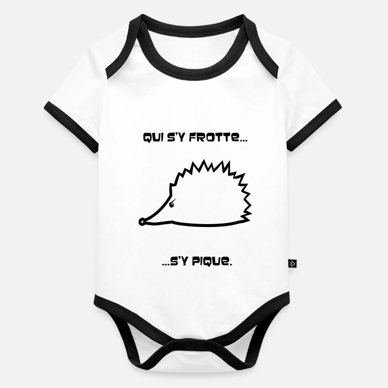 Who rubs there picnic Organic Baby Contrasting Bodysuit