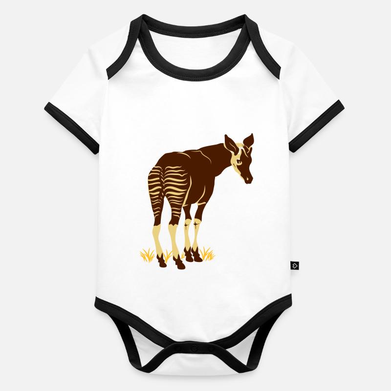 Okapi Organic Baby Contrasting Bodysuit