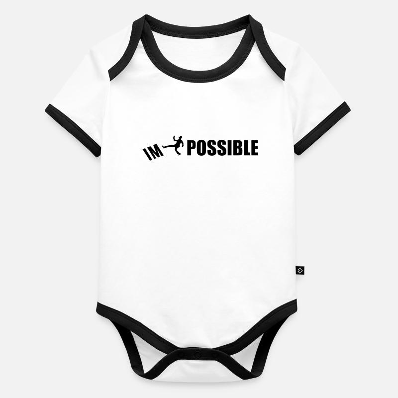 IMPOSSIBLE Organic Baby Contrasting Bodysuit
