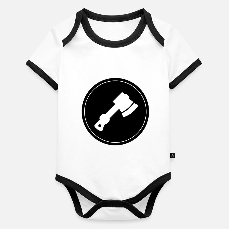 Kletterausrüstung Kreis eispickel Baby Bio-Kurzarm-Kontrastbody