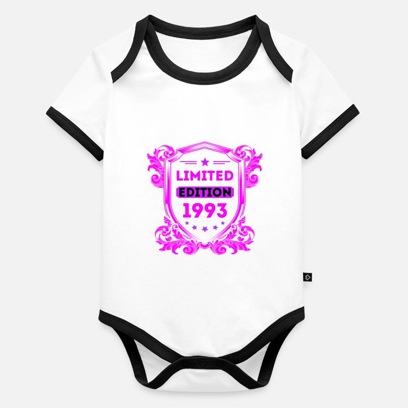 1993 Organic Baby Contrasting Bodysuit