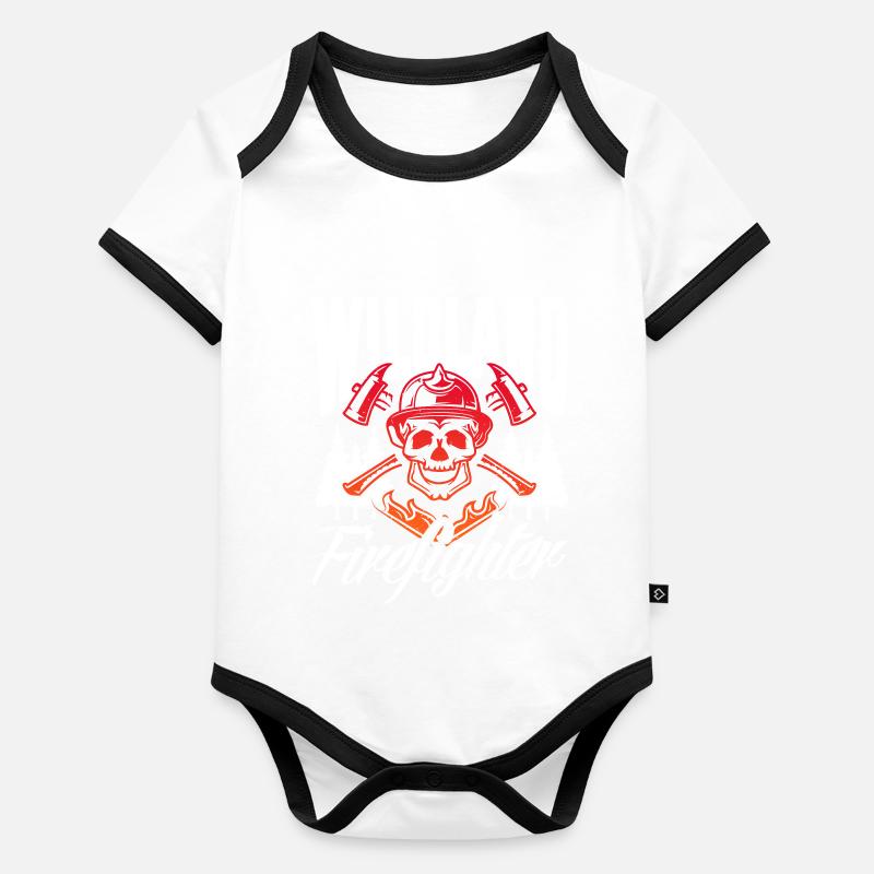 Wildland firefighter Baby Bio-Kurzarm-Kontrastbody