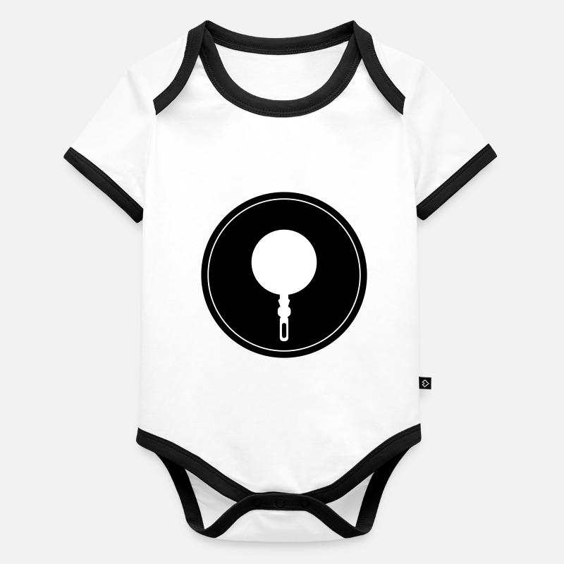 Chef de cuisine Pan Body Bébé bio contrasté manches courtes