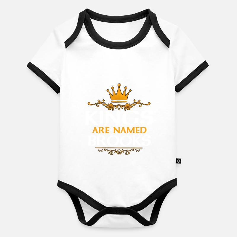 Brooks Body Bébé bio contrasté manches courtes