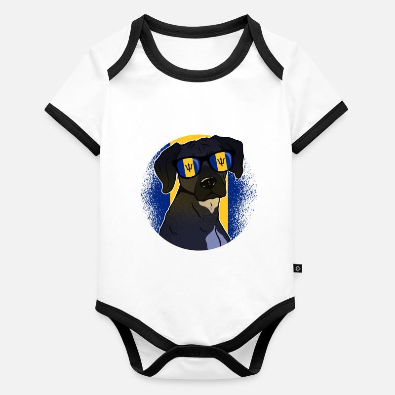 Barbados Organic Baby Contrasting Bodysuit