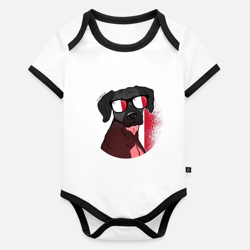 Malta Organic Baby Contrasting Bodysuit