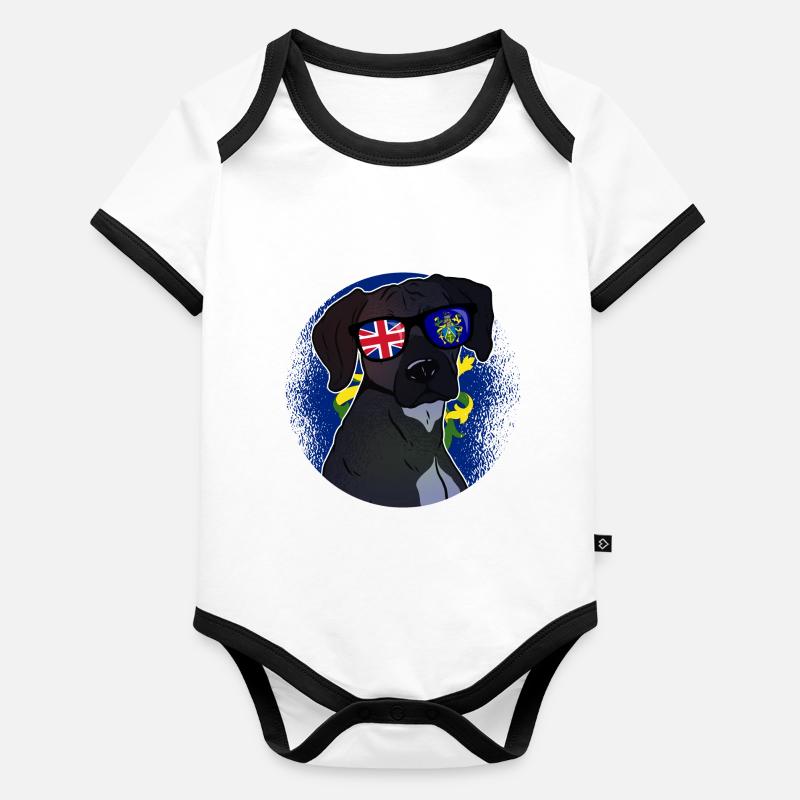 Pitcairn Islands Organic Baby Contrasting Bodysuit