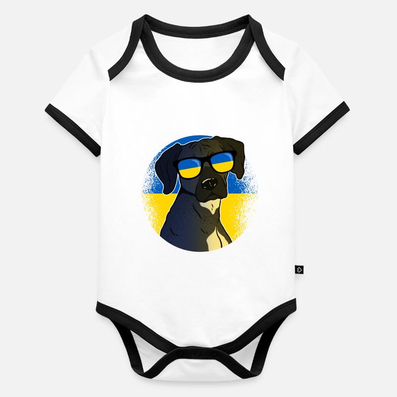 Ukraine Organic Baby Contrasting Bodysuit