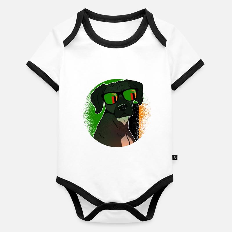 Zambia Organic Baby Contrasting Bodysuit