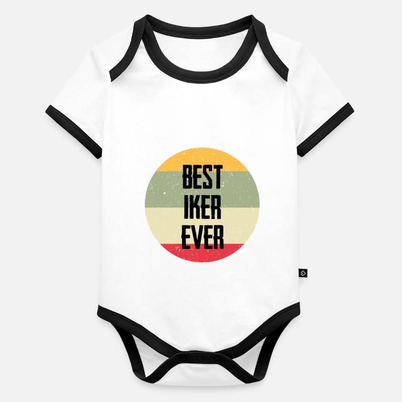 Best Iker Ever Organic Baby Contrasting Bodysuit