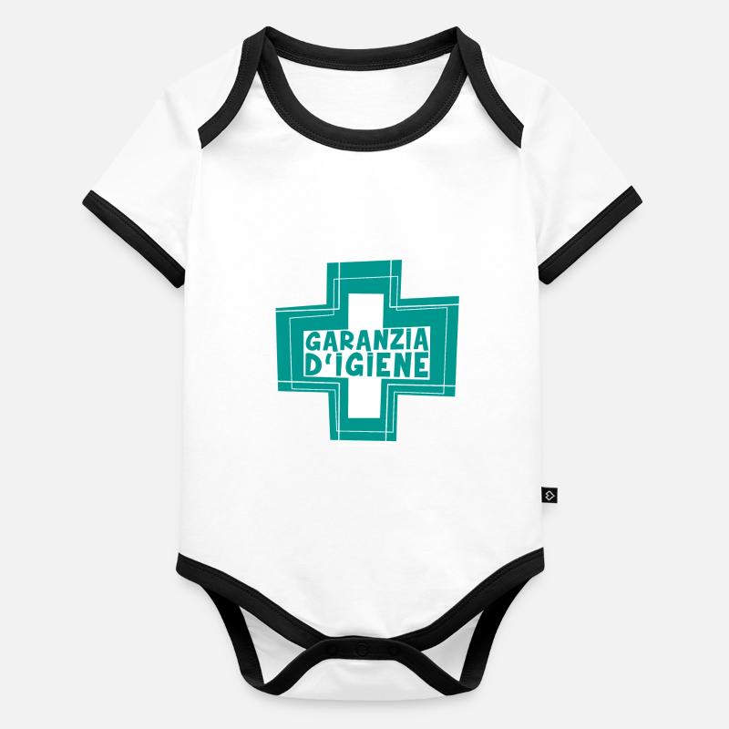 Hygiene Symbol Pharmacy Clean Clean Cleaning Devil Organic Baby Contrasting Bodysuit