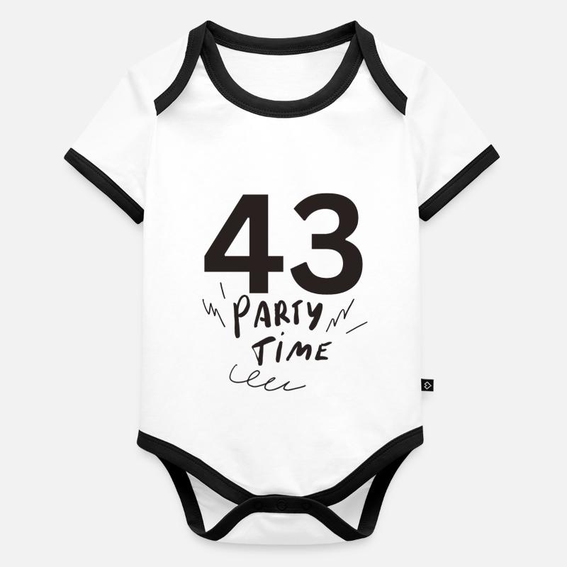43 Organic Baby Contrasting Bodysuit
