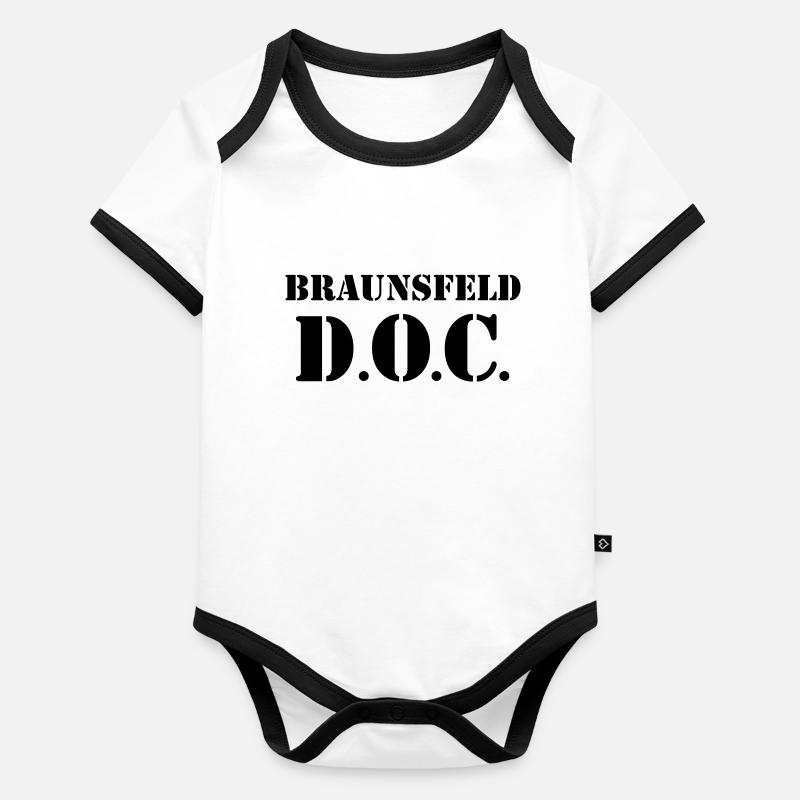 D.O.C. Braunsfeld Baby Bio-Kurzarm-Kontrastbody