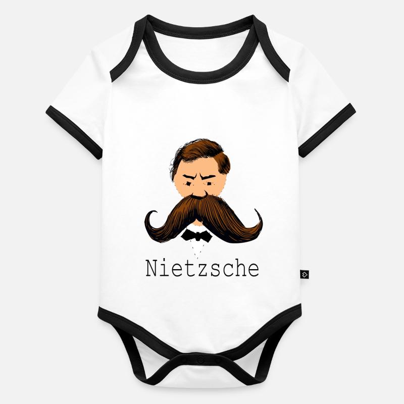 Nietzsche Body Bébé bio contrasté manches courtes
