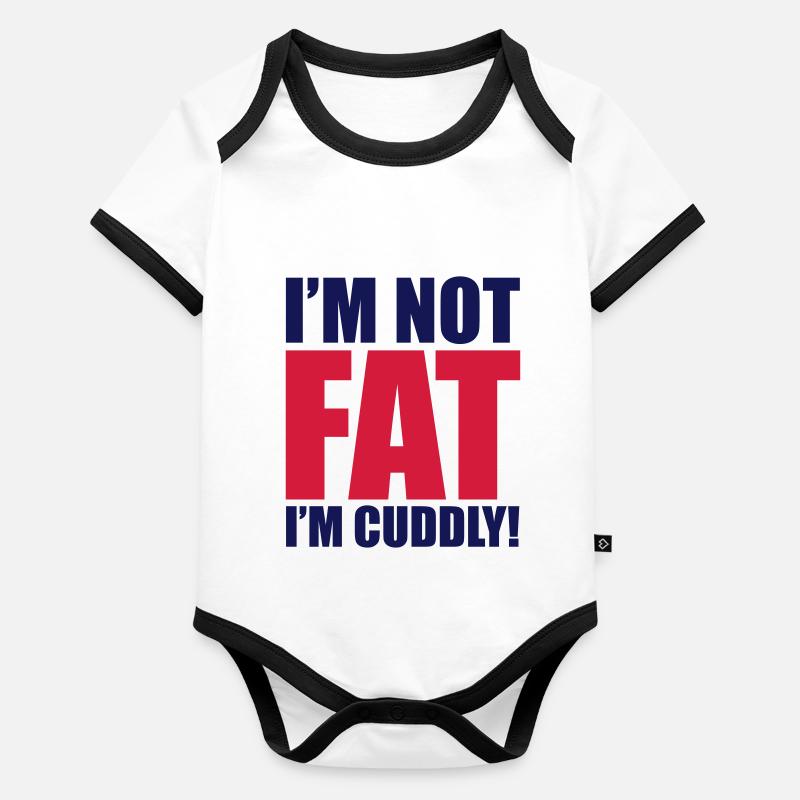 Fat Body Bébé bio contrasté manches courtes