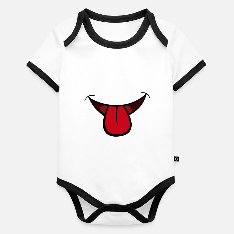masque 2 Body Bébé bio contrasté manches courtes