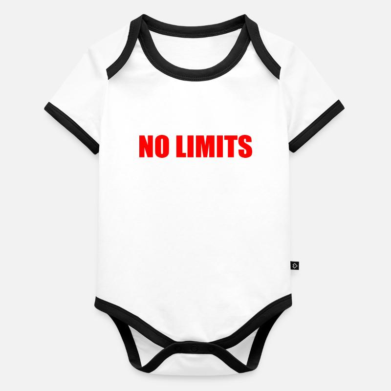 No limits Body Bébé bio contrasté manches courtes