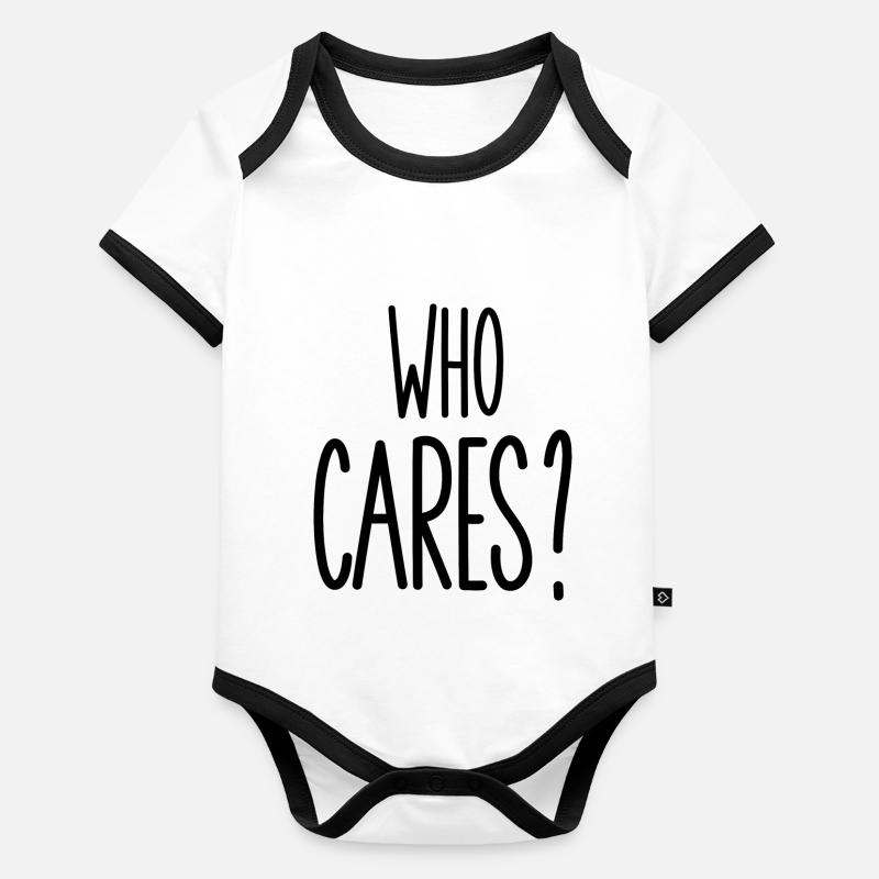 who cares Organic Baby Contrasting Bodysuit