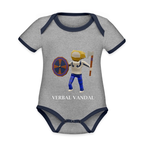 Verbal Vandal (English) - Organic Baby Contrasting Bodysuit