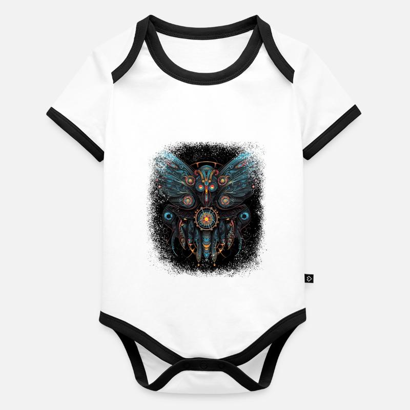 blagues amusantes bday déclaration présenter cool happy Body Bébé bio contrasté manches courtes