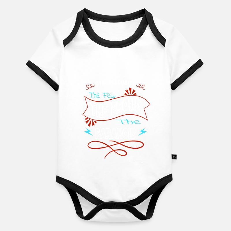 Drôles de dictons Idées cadeaux Codes informatiques Body Bébé bio contrasté manches courtes
