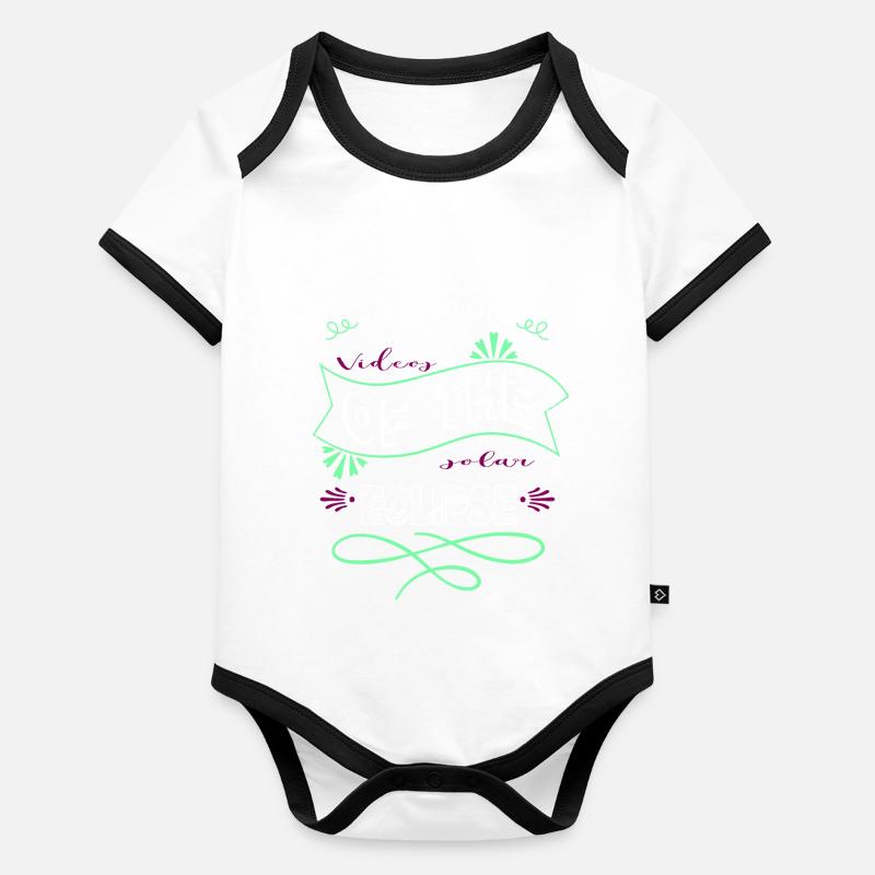 Gift Idea Jokes Astronomy Tshirt Weightless Organic Baby Contrasting Bodysuit