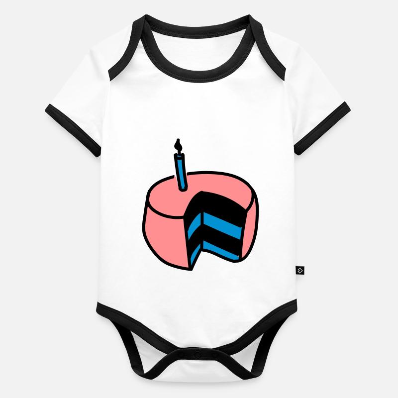 cake Organic Baby Contrasting Bodysuit