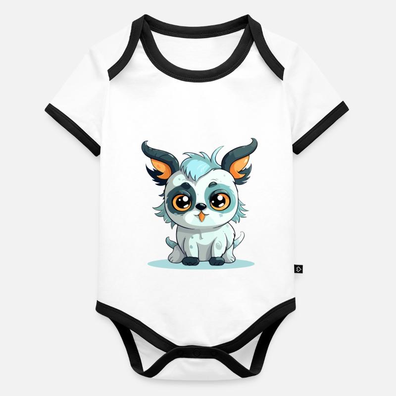 Torno der Streum Baby Bio-Kurzarm-Kontrastbody