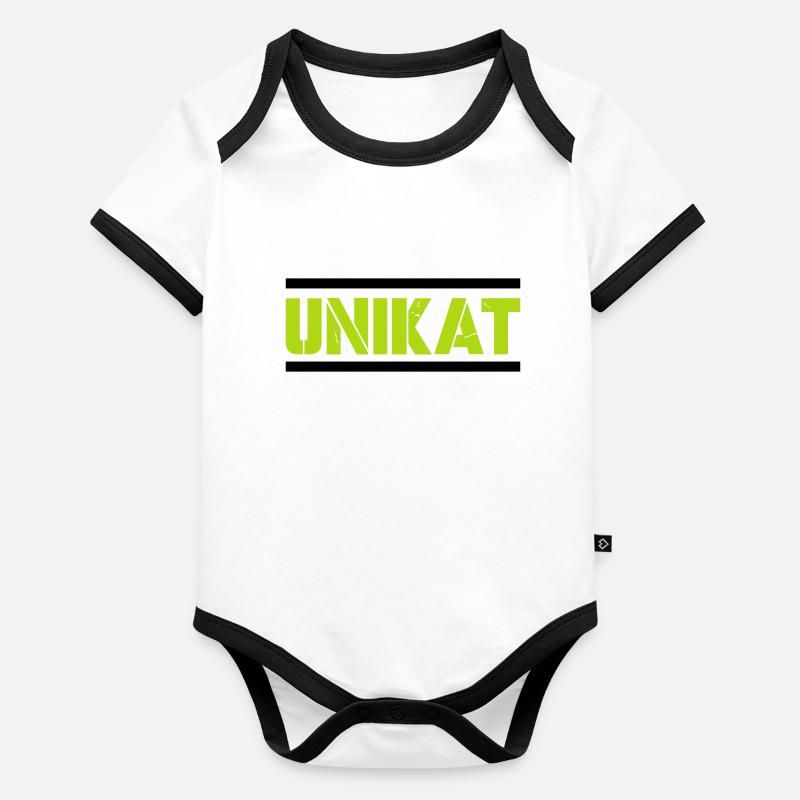 Unique Organic Baby Contrasting Bodysuit