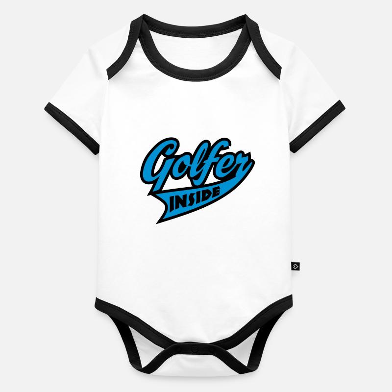 golf Organic Baby Contrasting Bodysuit