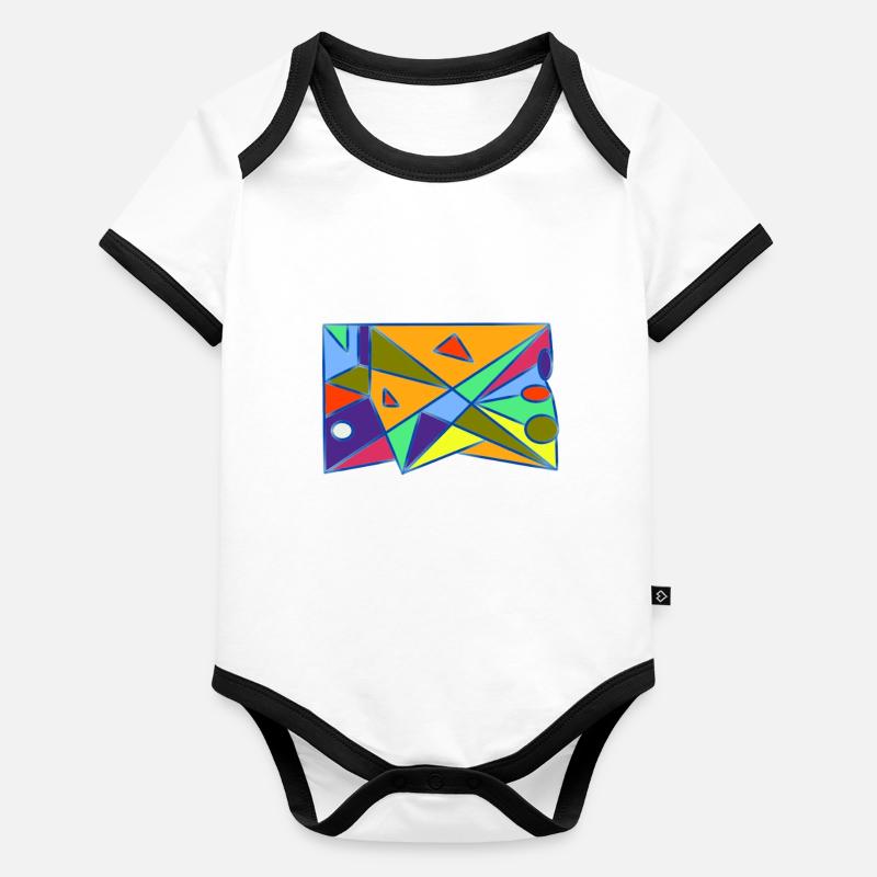 Summertime Organic Baby Contrasting Bodysuit