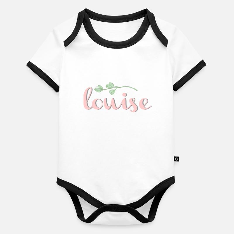 Louise Organic Baby Contrasting Bodysuit