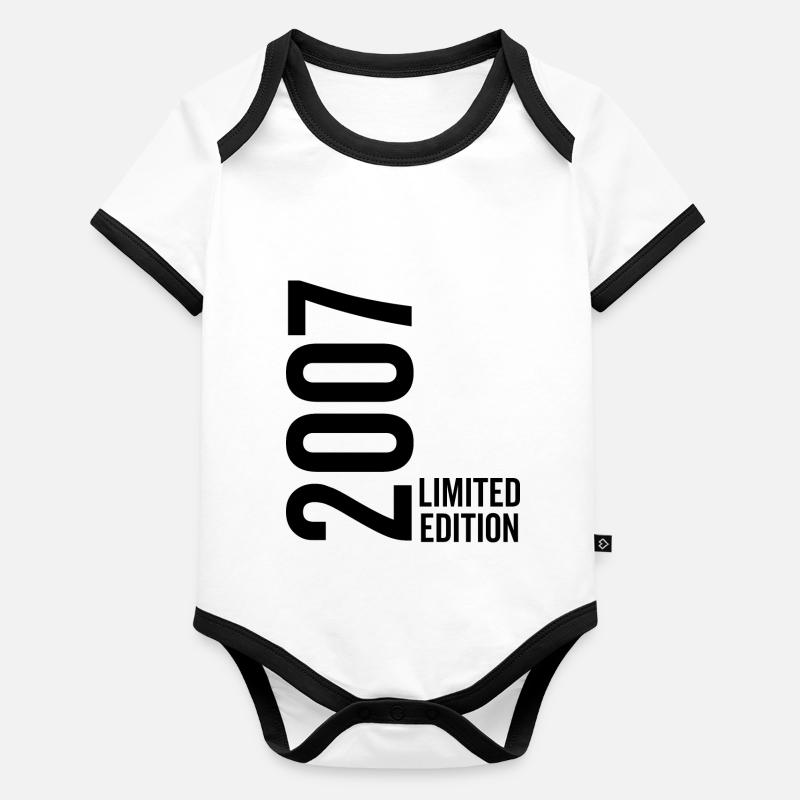 2007 Limited Edition Baby Bio-Kurzarm-Kontrastbody