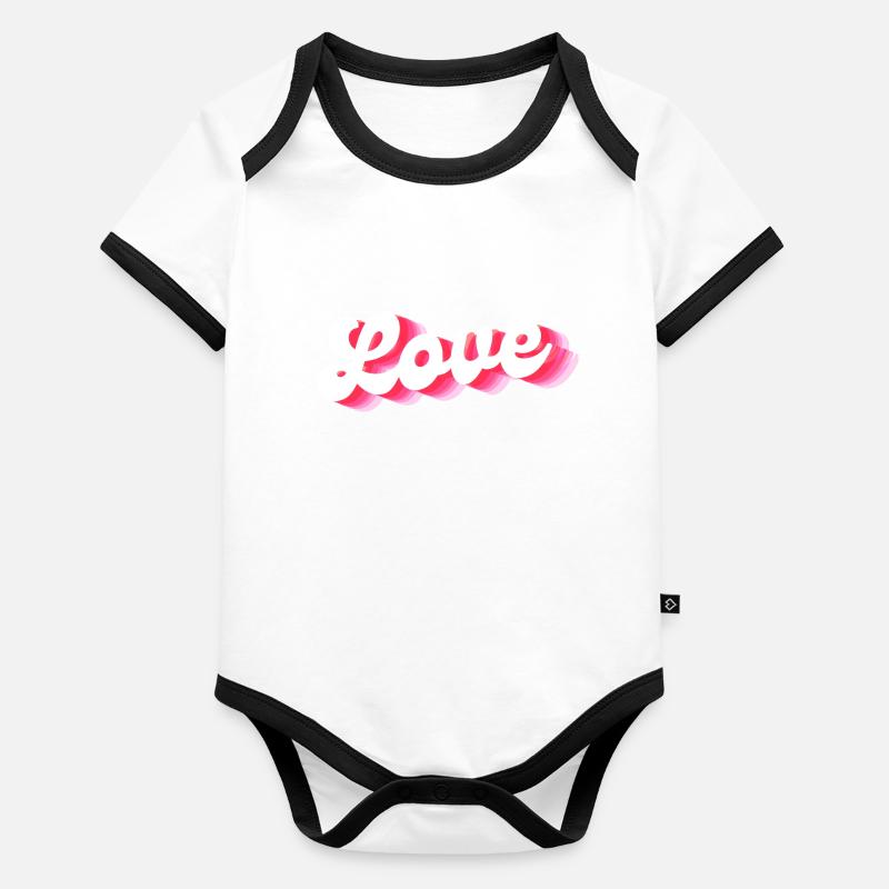 love Body Bébé bio contrasté manches courtes
