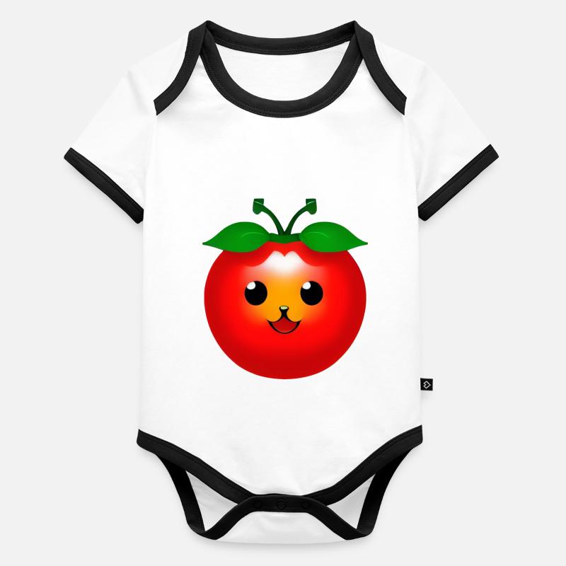 Tomate Comic Tomato Sweet Cartoon 11 Body Bébé bio contrasté manches courtes