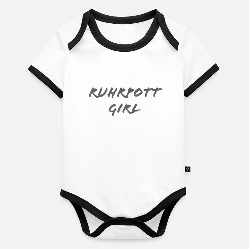 Ruhrpott Baby Bio-Kurzarm-Kontrastbody