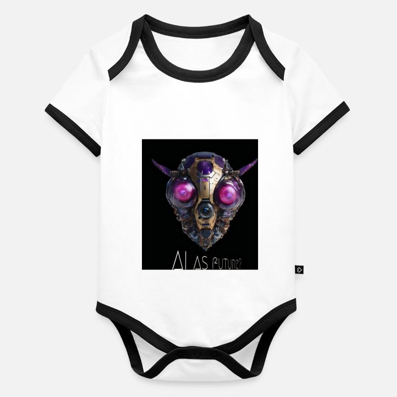 AI as future 02 Baby Bio-Kurzarm-Kontrastbody